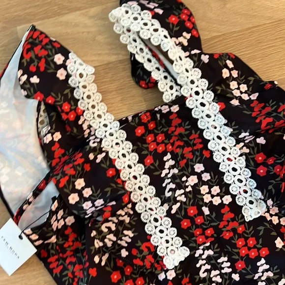 Few Moda New Poppy Floral Dress Medium - Picture 8 of 8